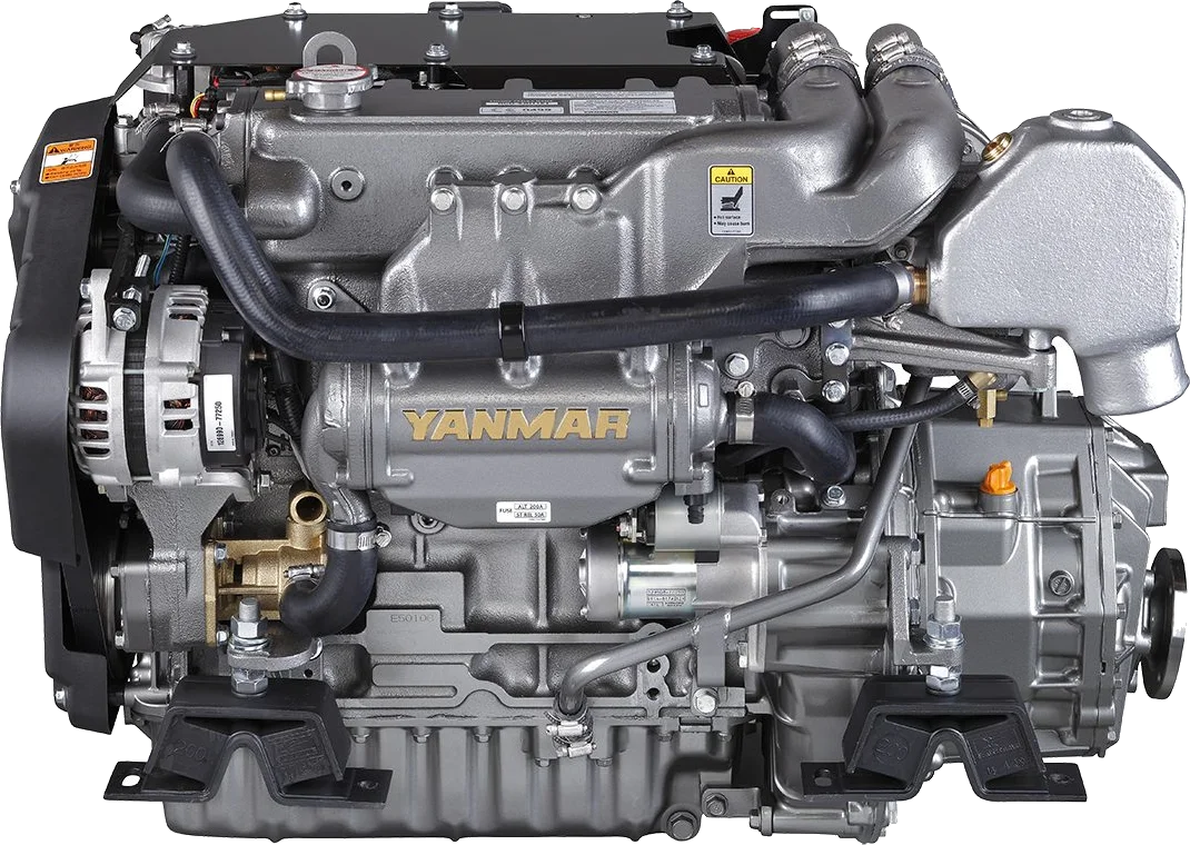 Двигун Yanmar на розбиранні в цеху